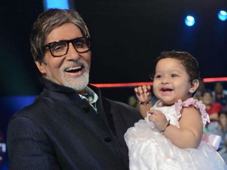 ஐஸு மக சரியான வாயாடி.. சொல்லிச் சொல்லி பூரிக்கும் அமிதாப் தாத்தா!