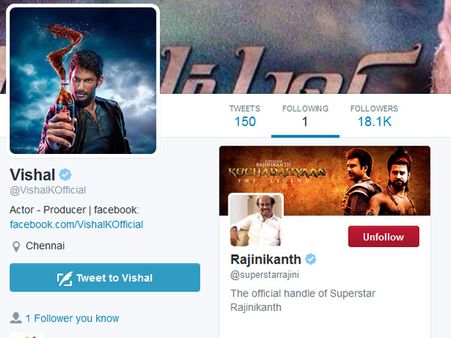 ரஜினியை மட்டும் பின்தொடரும் விஷால்!