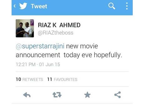 இன்று மாலையே ரஜினியின் புதிய பட அறிவிப்பு..?-. பரபரக்கும் ரசிகர்கள் மற்றும் மீடியா!