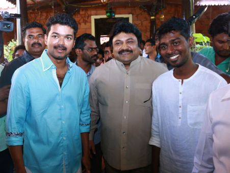 விஜய் - அட்லீ படம் இன்று பூஜையுடன் தொடங்கியது!