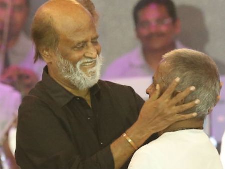 அனுமனைப் போல செயல்பட்டு, அணிலைப் போல வாழ்ந்த எம்எஸ்வி! - ரஜினி