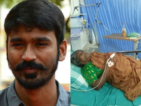 பரவை முனியம்மாவுக்கு தனுஷ் ரூ 5 லட்சம் உதவி