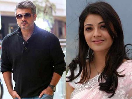 அஜீத் மற்றும் காஜலை கொண்டாடும் கன்னட உலகினர்.. ஏன் எதற்கு...?