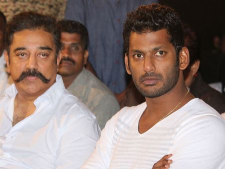 நடிகர் சங்கத்தை பிரிப்பதாக கமல் ஹாஸன் மீது குற்றம் சாட்டுவதா? - விஷால்