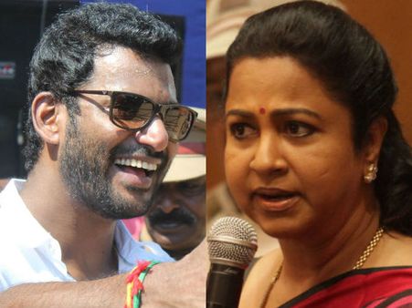 விஷாலின் 'நடிப்பு திறமையை' கடவுள் ஆசீர்வதிக்கட்டும்.. தாக்குதல் சம்பவம் பற்றி ராதிகா கிண்டல்