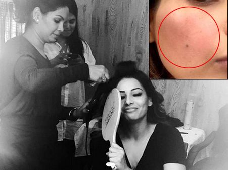 ஹேர் ஸ்டைலை மாற்றப் போய் முகத்தைக் கருக்கிக் கொண்ட பிபாஷா... அய்யோ பாவம்!