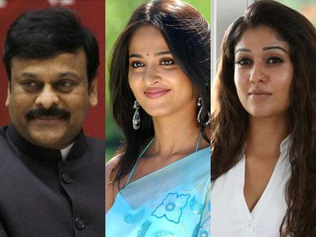 கத்தி ரீமேக்கில் சிரஞ்சீவியின் செல்ஃபி புள்ள யாரு? : அனுஷ்காவா?, நயன்தாராவா?