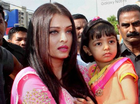 ஐஸ்வர்யா ராயின் அழகுக்குட்டிச் செல்லம் ஆரத்யா... கன்னடத்து ‘புஷ்பக விமான’த்தில் ஏறுகிறார்?