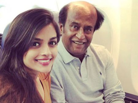 ரஜினியுடன் பயணம் செய்த சந்தானம் நாயகி!