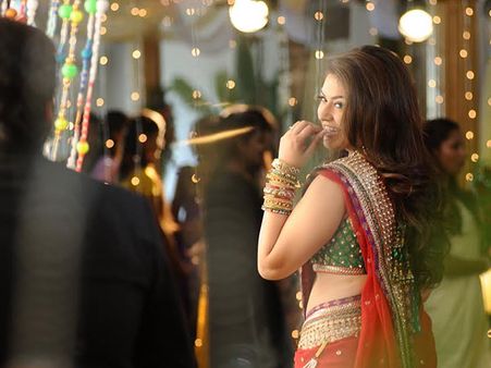 எல்லாரும் திருஷ்டிப் பொட்டை கன்னத்துல வைப்பாங்க.. ஆனா ஹன்சிகாவுக்கு..?