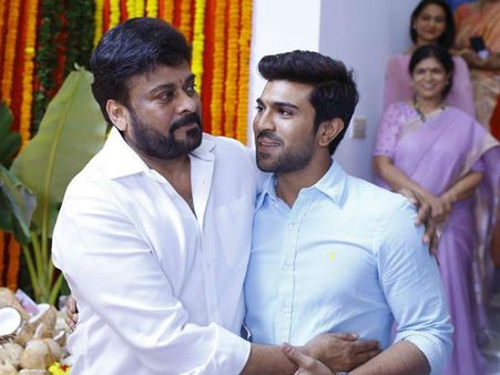 மொத்தக் குடும்பத்துடன் புதுப்படத்துக்கு பூஜை போட்ட சிரஞ்சீவி... தம்பி பவன் கல்யாண் வரவில்லை