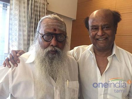 ரஜினியுடன் எழுத்தாளர் பாலகுமாரன் சந்திப்பு!