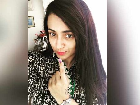 ஜனநாயகக் கடமையை நிறைவேற்றி விட்டேன்- திரிஷா