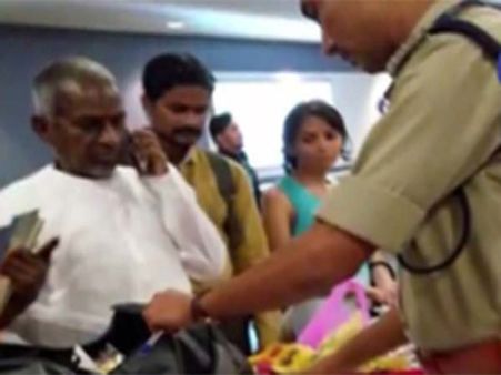 பாதுகாப்பு சோதனை: இசைஞானியிடம் மன்னிப்பு கேட்ட விமான நிலைய அதிகாரிகள்!