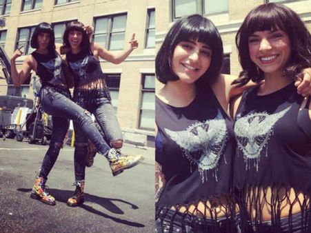 தனது ‘டூப்’ உடன் போட்டோ... சபாஷ் ‘ஸ்ருதி’!