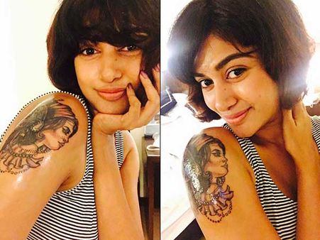 க்யூட் ஓவியாவின் கையில் அவரைவிட க்யூட்டான டாட்டூ!