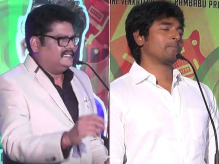 ரெமோ ‘நர்ஸ்’ன் அழகில் சொக்கிப் போன கே.எஸ்.ரவிக்குமார்...- வீடியோ