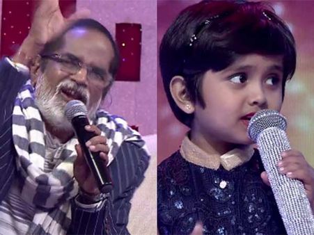 சன் சிங்கர்: பாட்டுப்பாடிய குழந்தைக்கு மோதிரம் போட்ட கங்கை அமரன்