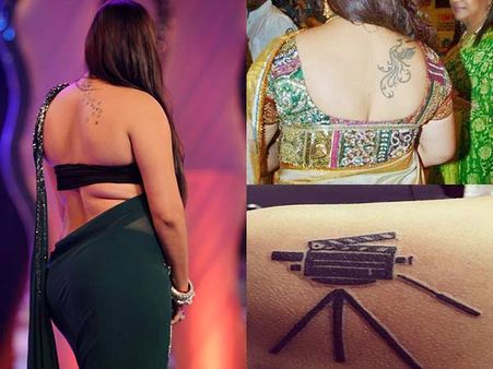 நம்ம நமீதா, குஷ்பு, திரிஷா எல்லாம் என்ன டாட்டூஸ் குத்தி இருக்காங்க தெரியுமா..?- வீடியோ