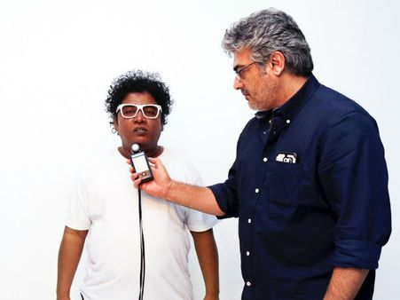 அஜீத் புகழை பாட்டாகவே பாடப் போகும் அப்புக்குட்டி..!