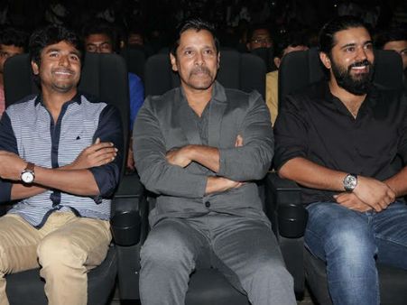 சிவ கார்த்திகேயன் இன்னும் உயர்வார்... விக்ரமின் மனம் திறந்த வாழ்த்து!