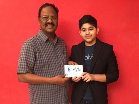 ஏ.ஆர். ரஹ்மான் மகனுக்கு வளரும் இளம் பாடகர் விருது... கவிஞர் அறிவுமதி வழங்கினார்