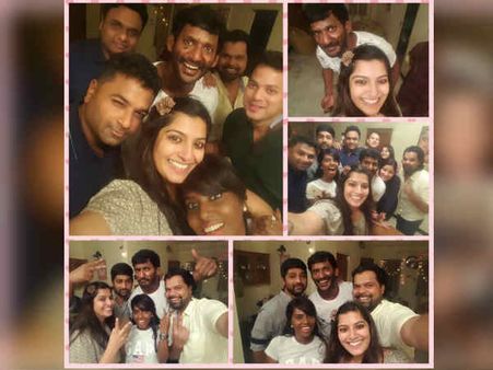 ட்விட்டரில் உம்மா கொடுத்து விஷாலை வாழ்த்திய வரலட்சுமி