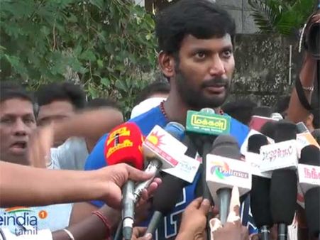 நடிகர் சங்கத்திலிருந்து ஒரு குண்டூசியைக்கூட திருட முடியாது... பிறந்தநாள் விழாவில் விஷால் உறுதி- வீடி