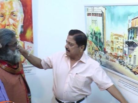 தமிழ் சினிமாவின் மார்க்கண்டேயர் சிவக்குமாரின் காலத்தால் அழியாத ஓவியங்கள் கண்காட்சியாக..- வீடியோ