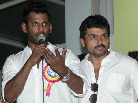 ஆர்யாவை அடுத்து நண்பன் கார்த்தியுடன் நடிக்கும் விஷால்