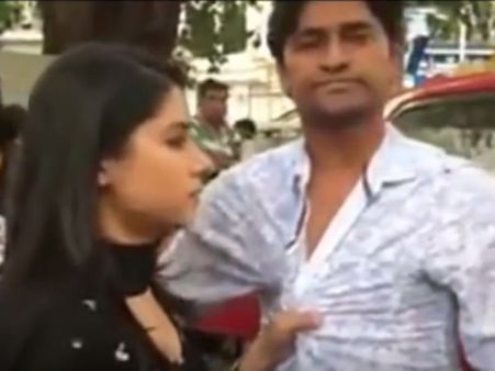 பட வாய்ப்புக்காக படுக்கைக்கு அழைத்த உதவி இயக்குனரை அறைந்த நடிகை: வீடியோ