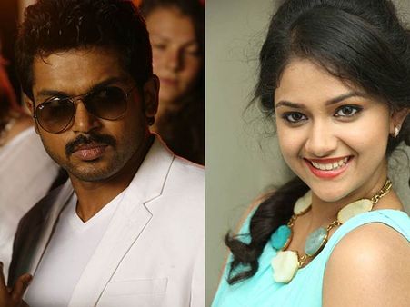 கார்த்தியுடன் கீர்த்தி... அண்ணனைத் தொடர்ந்து தம்பிக்கும் ஜோடி!