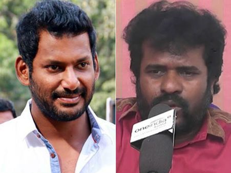 சஸ்பெண்டை கொண்டாட தேங்காய் உடைப்பு: விஷால், வாராகி தரப்புக்கு இடையே மோதல்