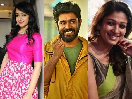 த்ரிஷா ஒரு பக்கம் நயன் தாரா ஒரு பக்கம்... மச்சக்கார நிவின் பாலி