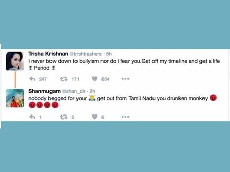 தமிழ்நாட்டை விட்டு வெளியேறு குடிகார குரங்கே: த்ரிஷாவை திட்டிய இயக்குனர்