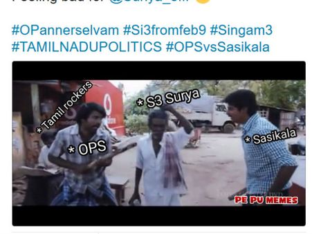 இங்கிட்டு தமிழ் ராக்கர்ஸ், அங்கிட்டு ஓ.பி.எஸ்.: சூர்யா படம் தள்ளிப் போகிறதா?