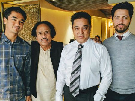 ஸ்ருதியின் 'அவரை' லண்டனில் சந்தித்த கமல் ஹாஸன்: டும் டும் டும்மா?