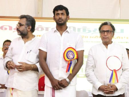 தென்னிந்திய ​​ஃபிலிம் சேம்பர் புதிய நிர்வாகிகளுக்கு நடிகர் சங்கம் வாழ்த்து!