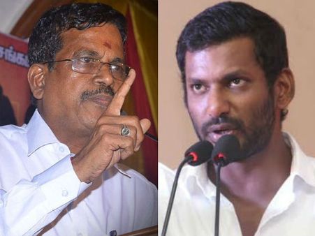 விஷால்.. தயாரிப்பாளர்களை விமர்சிக்க உனக்கு என்ன தகுதி இருக்கு? - சீறிய கலைப்புலி தாணு