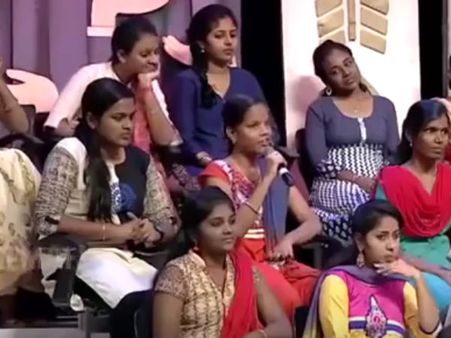 அப்பா, அம்மாவால் கார், நகை, வீடு கொடுக்க முடியும், கேட்கிறேன்: நீயா நானாவில் பெண் அதிரடி