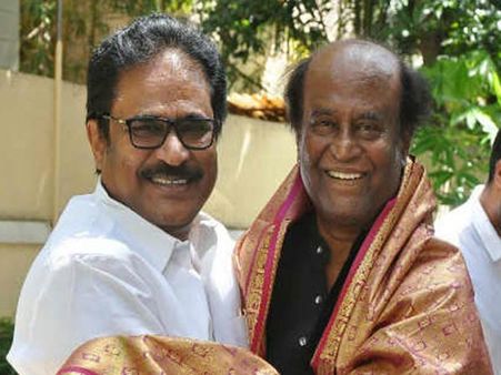 ரஜினியைச் சந்தித்தார் காங்கிரஸ் தலைவர் திருநாவுக்கரசர்!