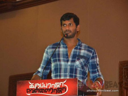 இதோ.. நடிக்க ஆரம்பிச்சிட்டோம்ல... சீக்கிரமே கட்டடத்தை முடிப்போம்! - விஷால்