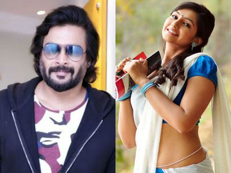 பிலிம்பேர் விருது விழாவில் மாதவனை பார்த்து ஜொள்ளுவிட்ட நடிகை