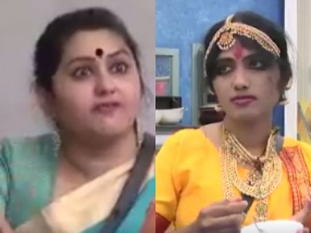 நீ கேடின்னா நான் மகாகேடி, நமீதா ஆவேசம்: சந்திரமுகியாக மாறிய ஜூலி