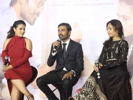 சவுந்தர்யாவும், தனுஷும் சேர்ந்து என்னை ஏமாற்றிவிட்டனர்: கஜோல்