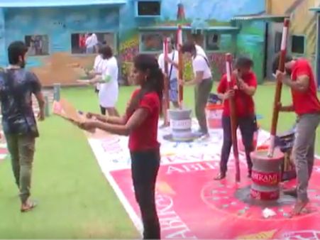 ப்ப்ப்பா, எவ்ளோ கஷ்டமான டாஸ்க்: பிக் பாஸ், சான்சே இல்ல!!