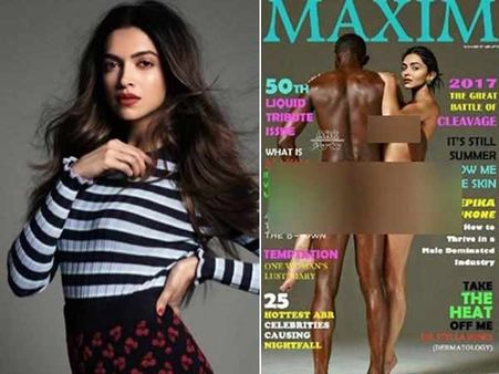 பத்திரிகைக்காக நிர்வாண போஸ் கொடுத்தாரா தீபிகா?: தீயாக பரவிய போட்டோ