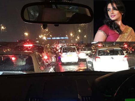 மும்பை வெள்ளத்தில் சிக்கித் தவித்த மாதவன், ஹூமா குரேஷி