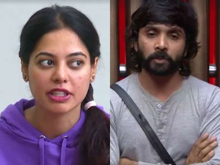 பாய்ந்து கட்டிப்பிடிக்க வந்த சினேகனுக்கு பல்பு கொடுத்த பிந்து மாதவி