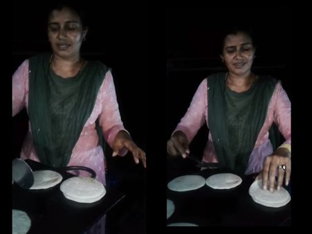 மகனுக்கு காலேஜ் ஃபீஸ் கட்ட சாலையோரம் தோசை சுட்டு விற்கும் பிரபல டிவி நடிகை